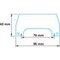 Support plastique 90° pour feu 1 LED